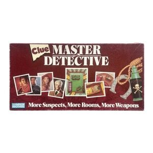 1988 Clue‎ Master Detective Board Game by Parker Brothers Complete